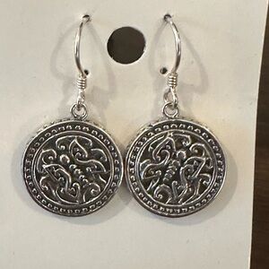 Elegant Sterling Silver Dangle Earrings